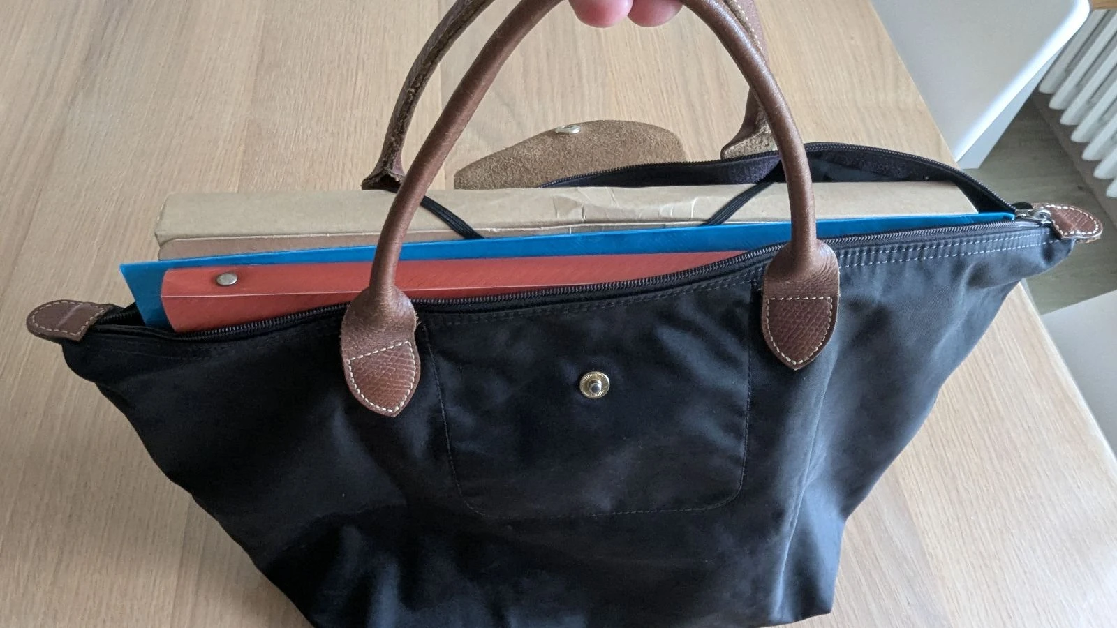 Bolso tote Longchamp - Negro - Tamaño L Perfecto para las clases – photo 11